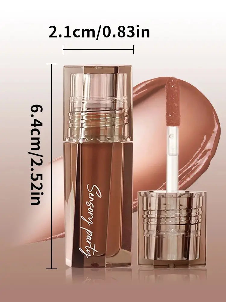 Feuchtigkeitsspendender Lipgloss, seidig-glänzender, langanhaltender Flüssig-Lippenstift mit luxuriöser, glänzender Textur und nicht fettendem Finish – das perfekte Geschenk