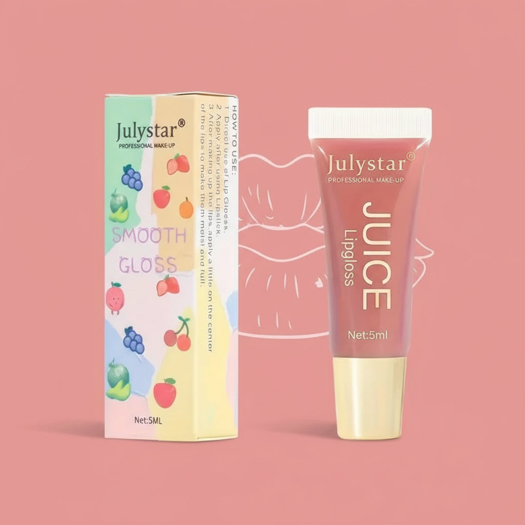 Wässrig-kristallklares Gel-Lippenöl, Lippenbalsam, feuchtigkeitsspendend und glättend, glättend, für einen vollen, sinnlichen Kussmund, mit fruchtigem Duft